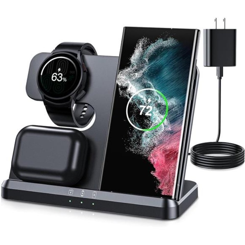 3-in-1 Fast Wireless Charger Station for Devices